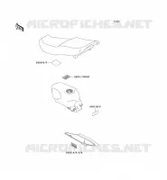 LABELS voor Kawasaki ZZR600 1994