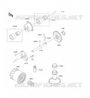 OIL PUMP voor Kawasaki ZZR600 1994
