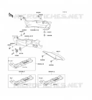 SIDE COVERS   CHAIN COVER voor Kawasaki ZZR600 1994