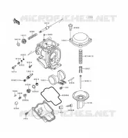 CARBURETOR PARTS voor Kawasaki ZZR600 1996