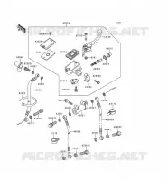 FRONT MASTER CYLINDER voor Kawasaki ZZR600 1996