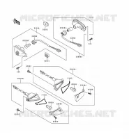 INDICATORS voor Kawasaki ZZR600 1996