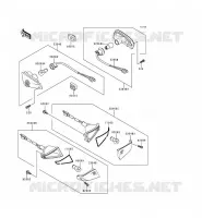 INDICATORS voor Kawasaki ZZR600 1996