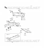 SIDE COVERS   CHAIN COVER voor Kawasaki ZZR600 1996