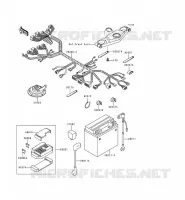 CHASSIS ELECTRICAL EQUIPMENT voor Kawasaki ZZR600 1996