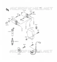 IGNITION SYSTEM voor Kawasaki ZZR600 1996