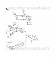 SIDE COVERS   CHAIN COVER voor Kawasaki ZZR600 1996