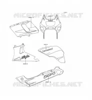 STICKER(GREEN) voor Kawasaki ZZR600 1996