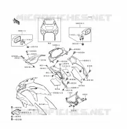 COWLING voor Kawasaki ZZR600 1996