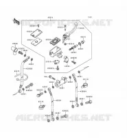 FRONT MASTER CYLINDER voor Kawasaki ZZR600 1996