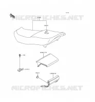 SEAT voor Kawasaki ZZR600 1996
