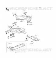 SIDE COVERS   CHAIN COVER voor Kawasaki ZZR600 1996