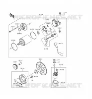 STARTER MOTOR voor Kawasaki ZZR600 1996