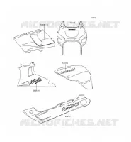 STICKER(GREEN) voor Kawasaki ZZR600 1996