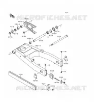 SWINGARM voor Kawasaki ZZR600 1996