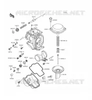 CARBURETOR PARTS voor Kawasaki ZZR600 1996