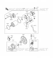 STARTER MOTOR voor Kawasaki ZZR600 1996
