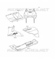 STICKER(RED) voor Kawasaki ZZR600 1996