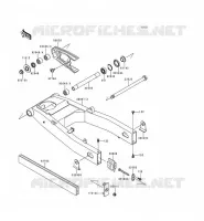 SWINGARM voor Kawasaki ZZR600 1996