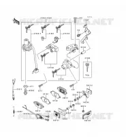 SWITCH   REFLECTORS voor Kawasaki ZZR600 1996