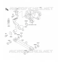 BRAKE PEDAL voor Kawasaki ZZR600 1996
