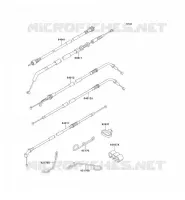 CABLES voor Kawasaki ZZR600 1996