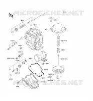 CARBURETOR PARTS voor Kawasaki ZZR600 1996