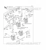 CARBURETOR voor Kawasaki ZZR600 1996