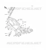 CHASSIS voor Kawasaki ZZR600 1996