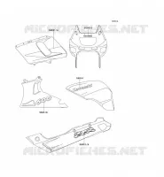 DECALS(Eventide) voor Kawasaki ZZR600 1996