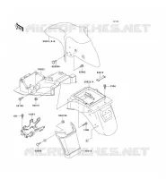 FENDER voor Kawasaki ZZR600 1996