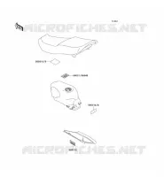 LABELS voor Kawasaki ZZR600 1996