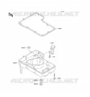 OIL PAN voor Kawasaki ZZR600 1996