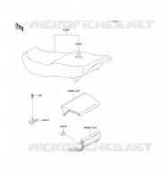 SEAT voor Kawasaki ZZR600 1996