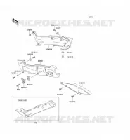 SIDE COVERS   CHAIN COVER(2/2) voor Kawasaki ZZR600 1996