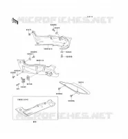 SIDE COVERS   CHAIN COVER(2/2) voor Kawasaki ZZR600 1996