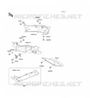 SIDE COVERS   CHAIN COVER voor Kawasaki ZZR600 1996