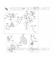 STARTER MOTOR voor Kawasaki ZZR600 1996