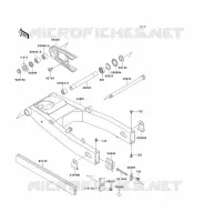 SWINGARM voor Kawasaki ZZR600 1996