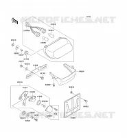 TAILIGHT(S) voor Kawasaki ZZR600 1996