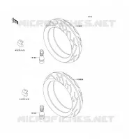 TIRES voor Kawasaki ZZR600 1996