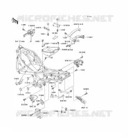 BATTERY BRACKET voor Kawasaki ZZR600 1996