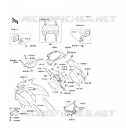 COWLING voor Kawasaki ZZR600 1996