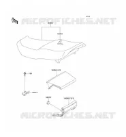 SEAT voor Kawasaki ZZR600 1996