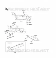 SIDE COVERS   CHAIN COVER voor Kawasaki ZZR600 1996