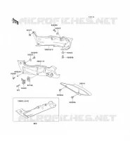 SIDE COVERS   CHAIN COVER voor Kawasaki ZZR600 1996