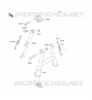 STAND voor Kawasaki ZZR600 1996