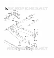 SWINGARM voor Kawasaki ZZR600 1996