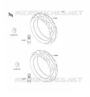 TIRES voor Kawasaki ZZR600 1996