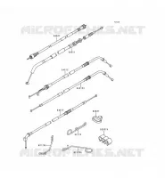 CABLES voor Kawasaki ZZR600 1997